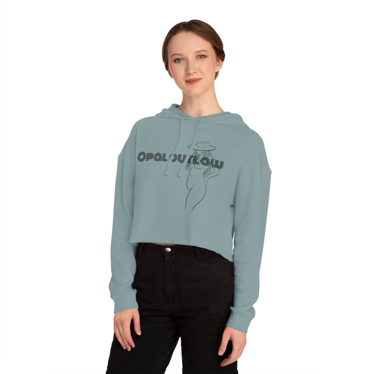 Notorious Cropped Hooded Sweatshirt