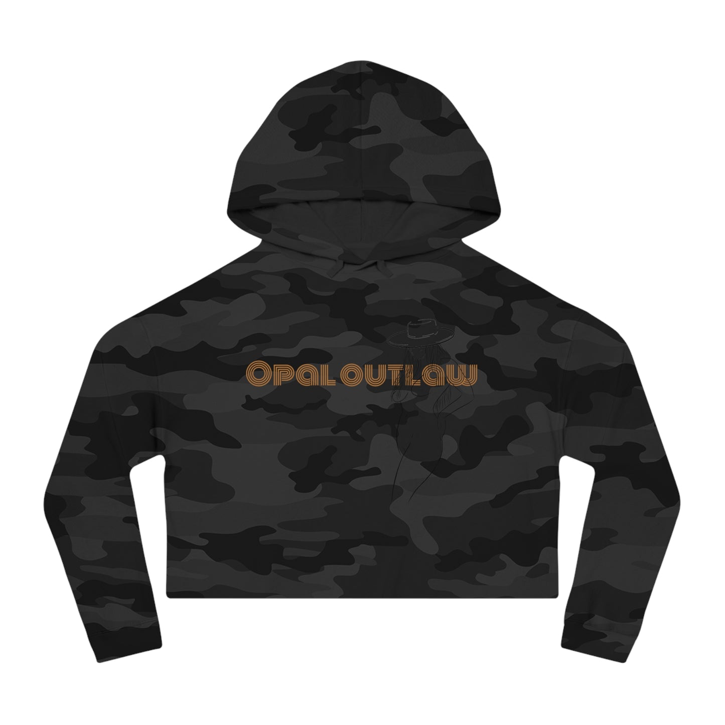 Notorious Cropped Hooded Sweatshirt