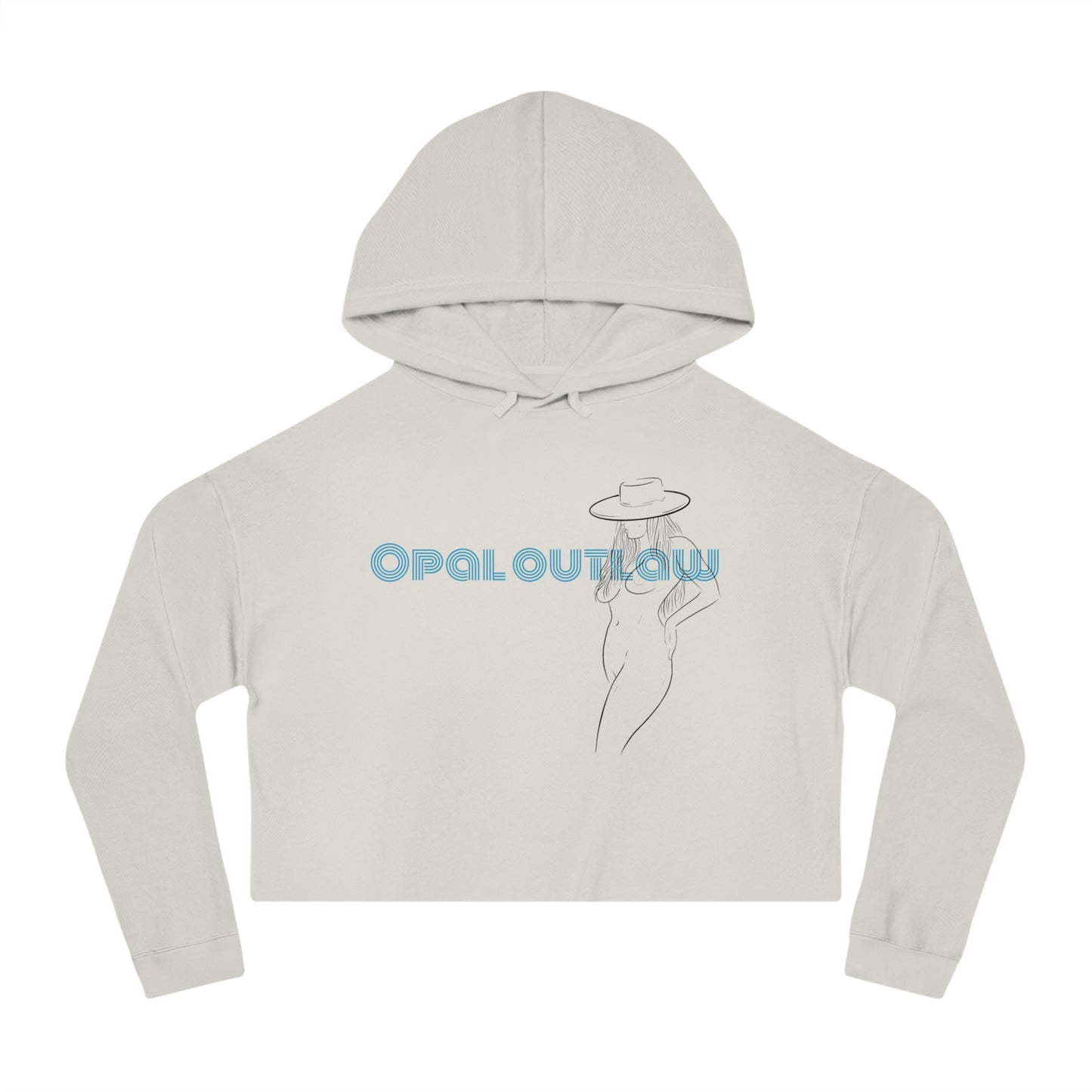 Notorious Cropped Hooded Sweatshirt