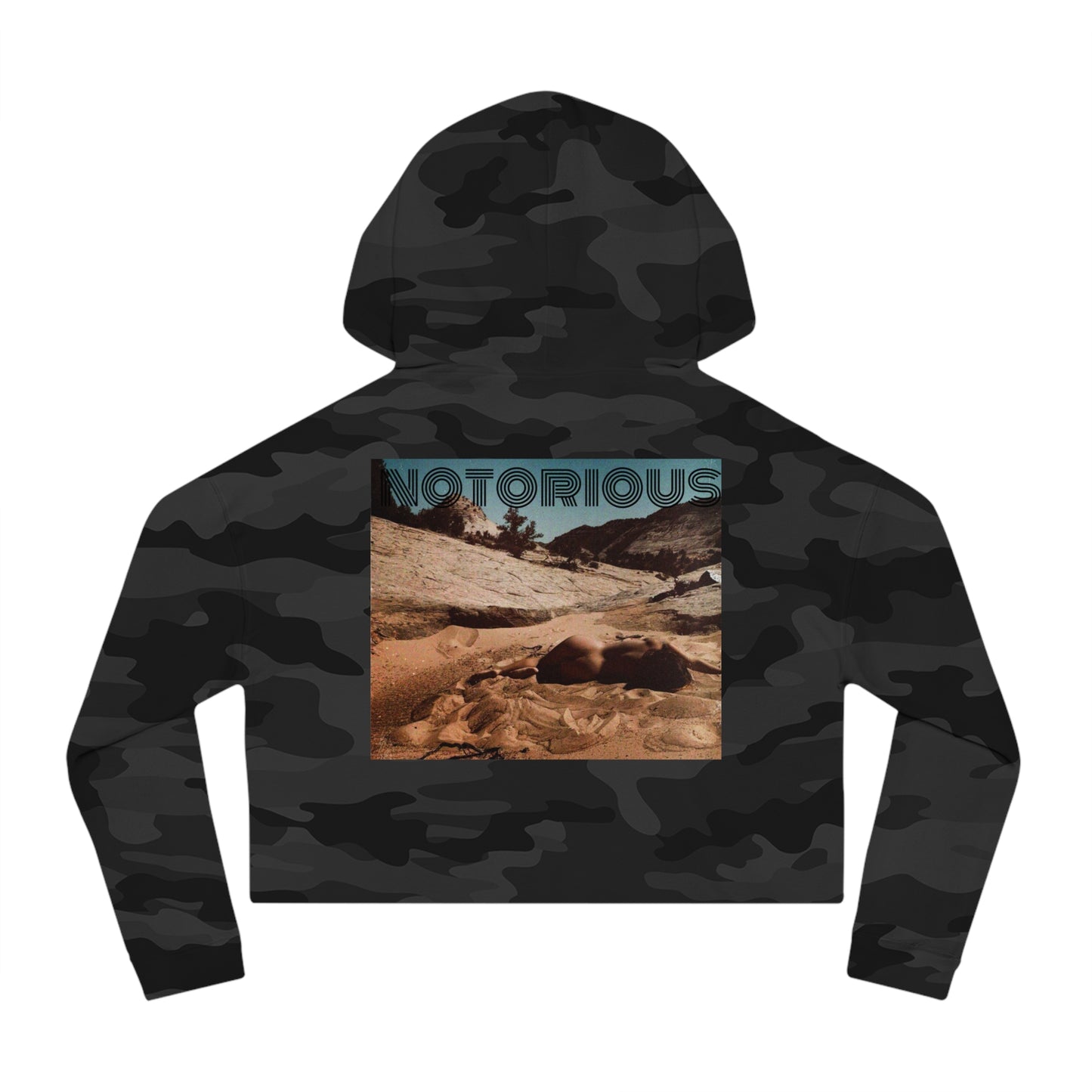 Notorious Cropped Hooded Sweatshirt
