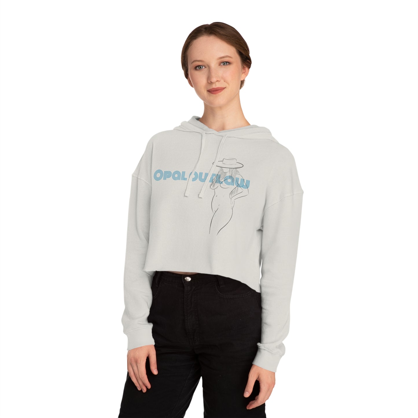 Notorious Cropped Hooded Sweatshirt