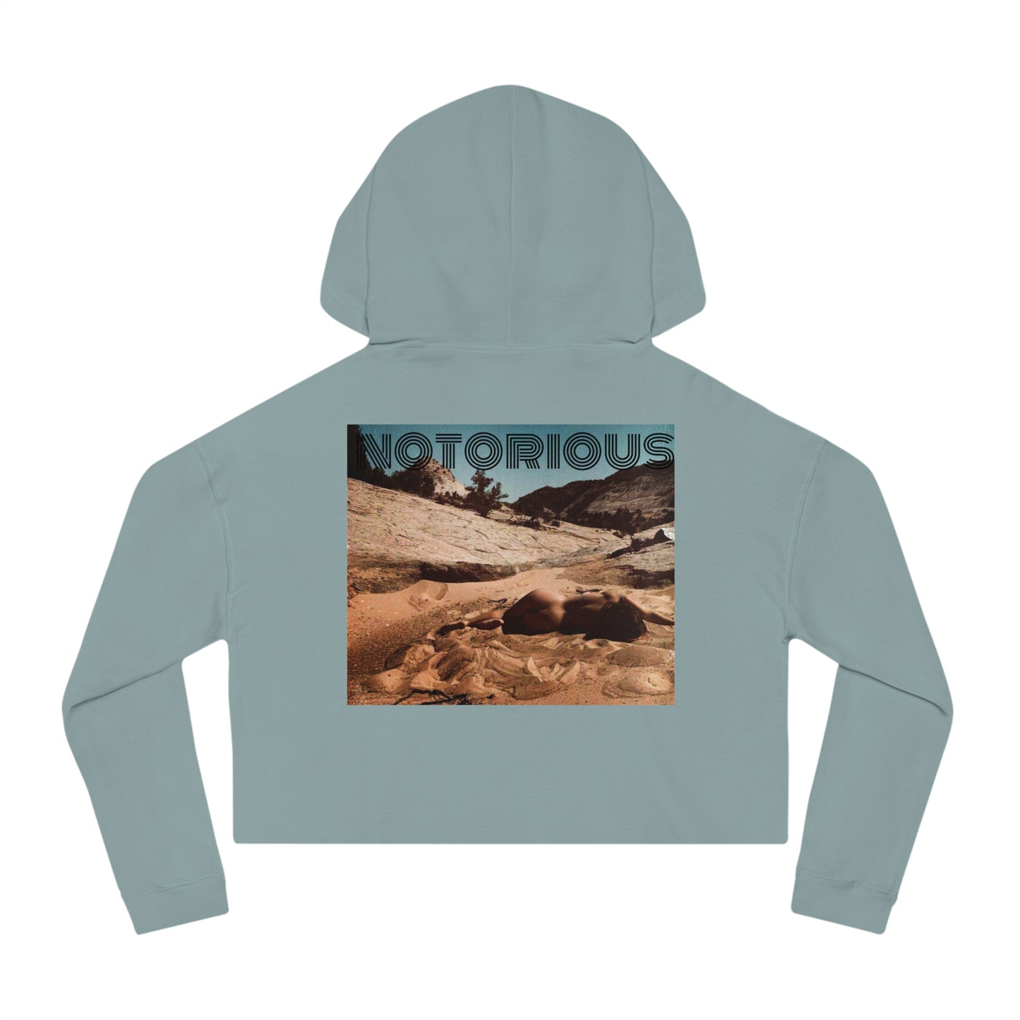 Notorious Cropped Hooded Sweatshirt