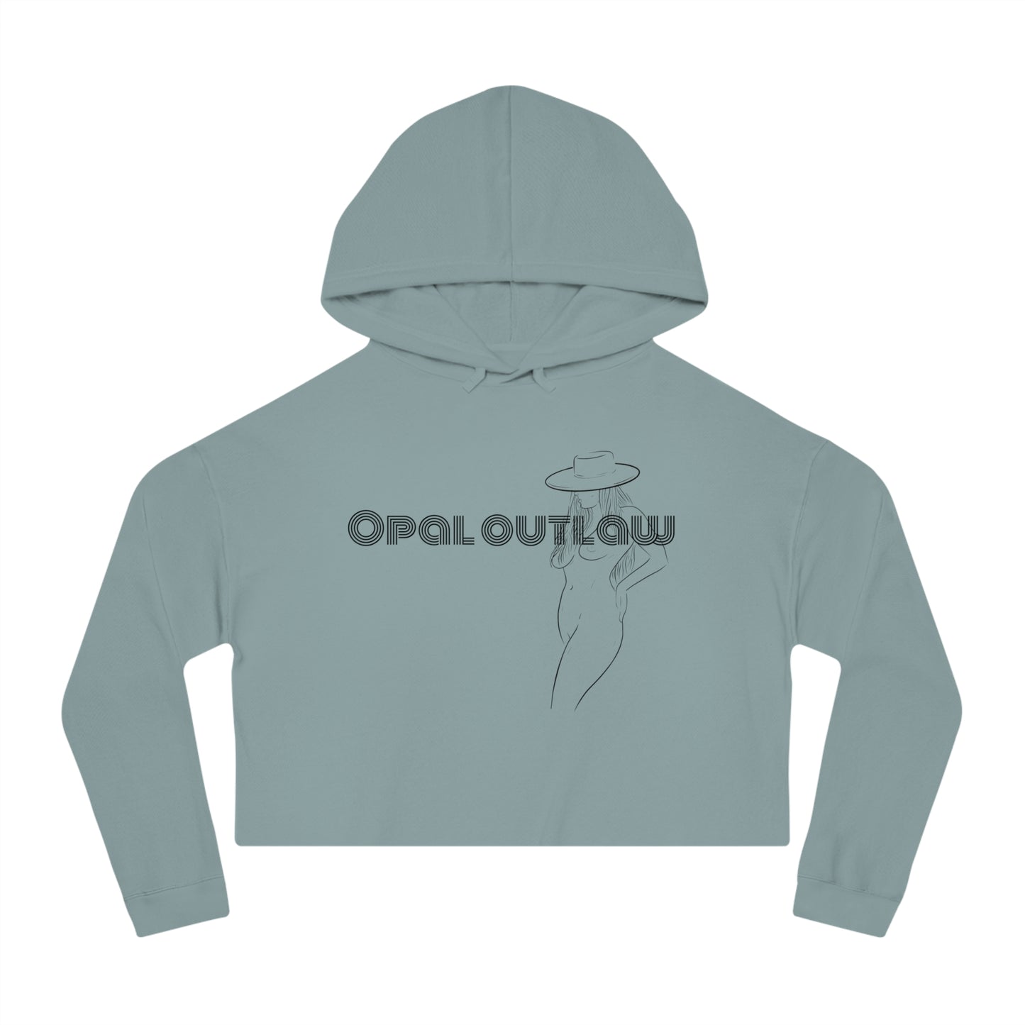 Notorious Cropped Hooded Sweatshirt